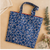 Tote bag floral artisanal – Sac fait main élégant | Talya-création